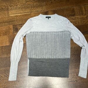 Rag and bone wool and viscose blend grey sweater. XS
